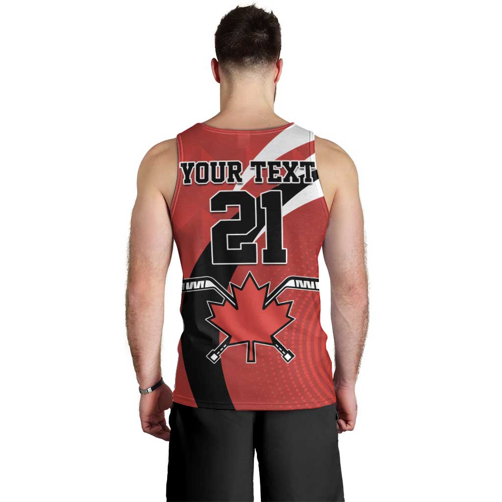 Canada Hockey Custom Men Tank Top Go Champion 4 Nations