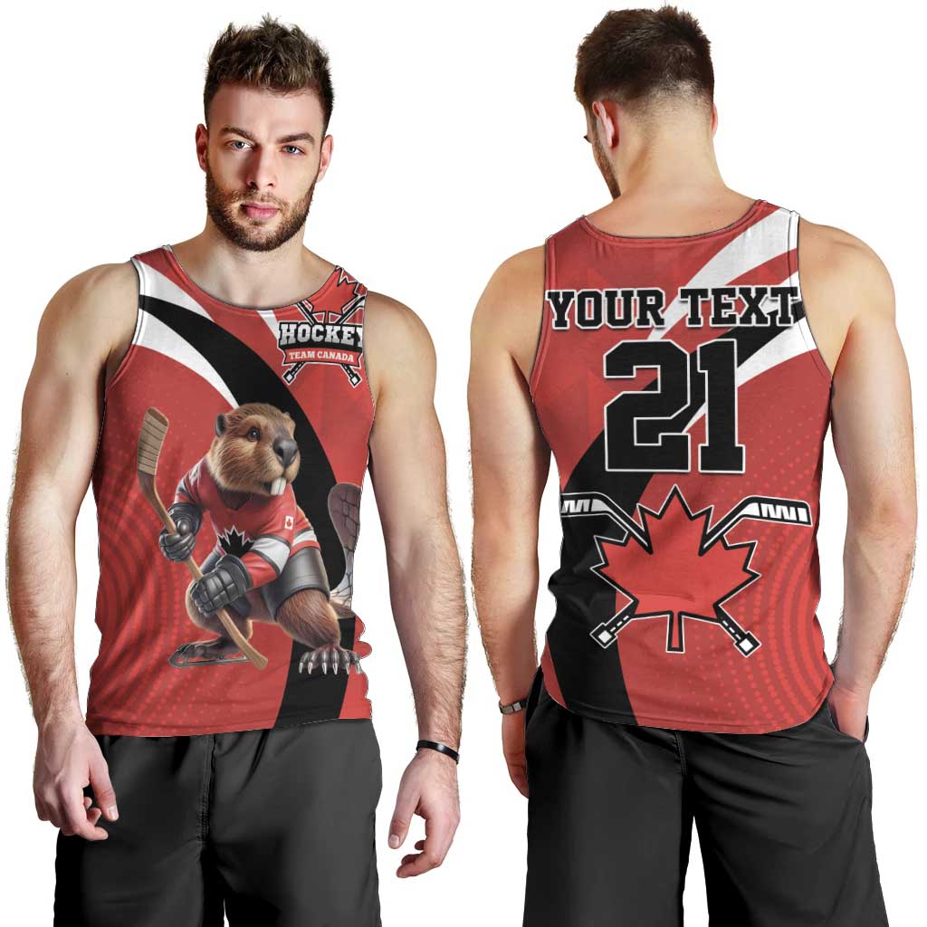 Canada Hockey Custom Men Tank Top Go Champion 4 Nations