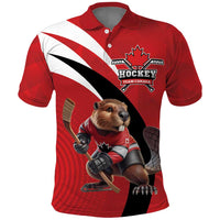 Canada Hockey Custom Polo Shirt Go Champion 4 Nations