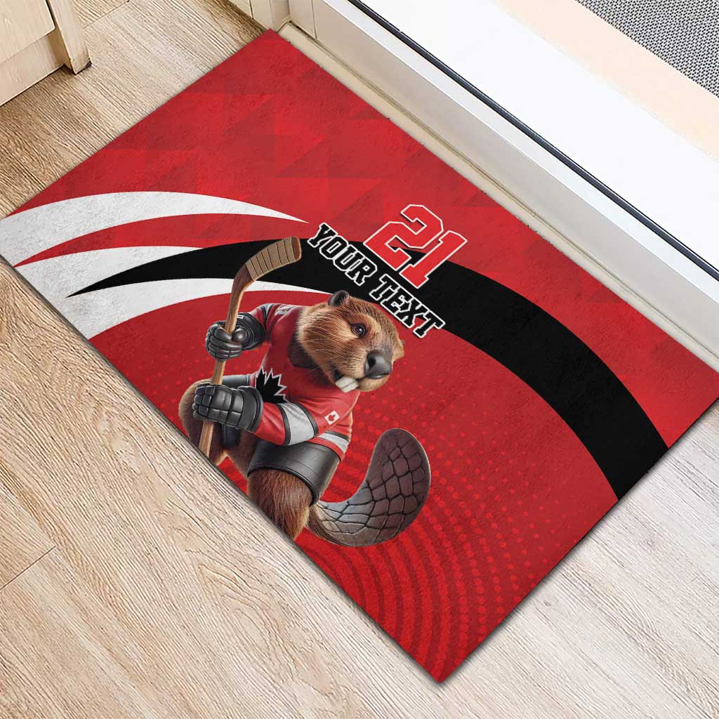Canada Hockey Custom Rubber Doormat Go Champion 4 Nations