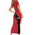 Canada Hockey Custom Short Sleeve Bodycon Dress Go Champion 4 Nations