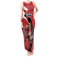 Canada Hockey Custom Tank Maxi Dress Go Champion 4 Nations