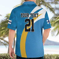 Finland Leijonat Hockey Custom Hawaiian Shirt Suomen Jaakiekkoliitto 4 Nations