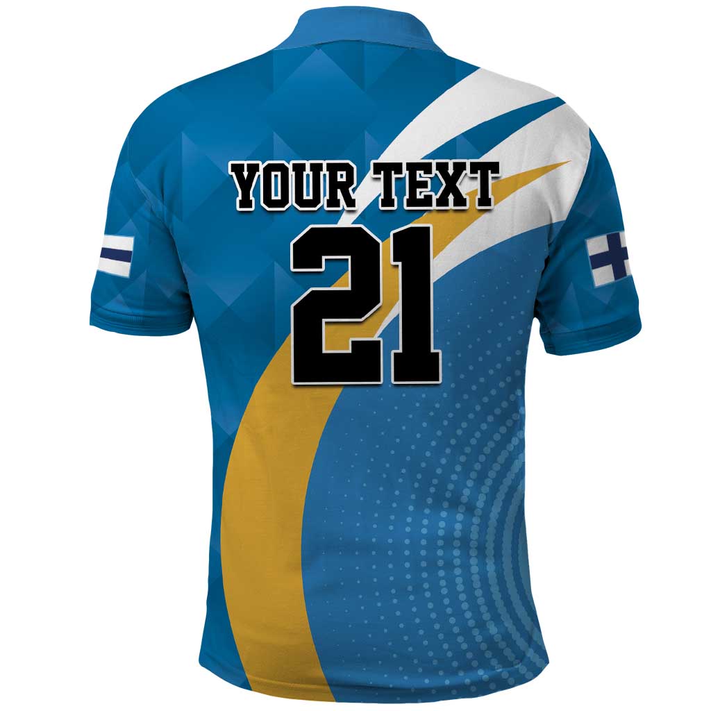 Finland Leijonat Hockey Custom Polo Shirt Suomen Jaakiekkoliitto 4 Nations