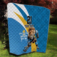 Finland Leijonat Hockey Custom Quilt Suomen Jaakiekkoliitto 4 Nations