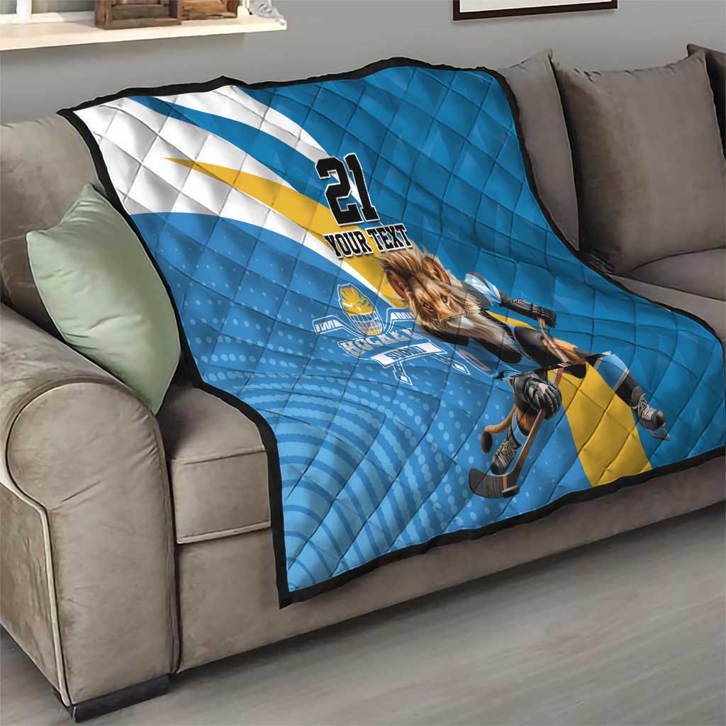 Finland Leijonat Hockey Custom Quilt Suomen Jaakiekkoliitto 4 Nations