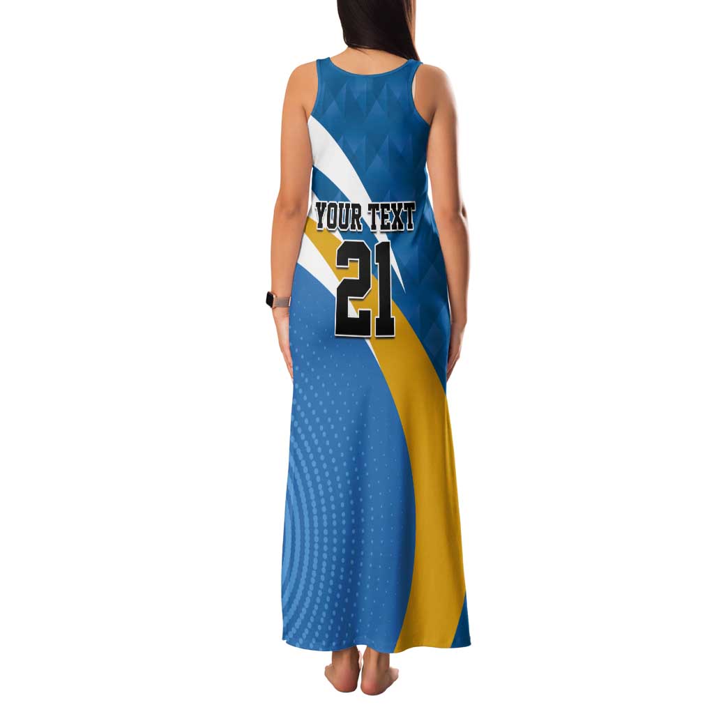 Finland Leijonat Hockey Custom Tank Maxi Dress Suomen Jaakiekkoliitto 4 Nations