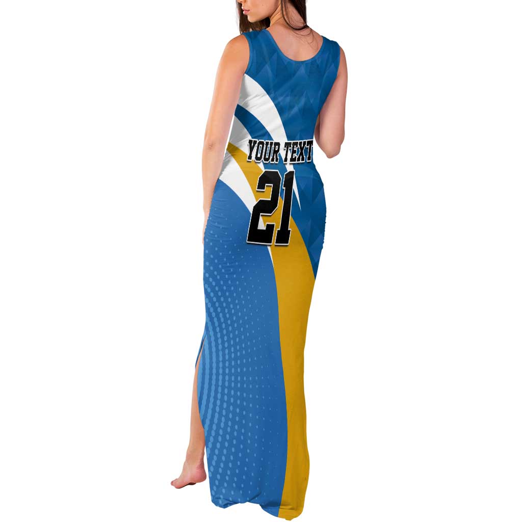 Finland Leijonat Hockey Custom Tank Maxi Dress Suomen Jaakiekkoliitto 4 Nations