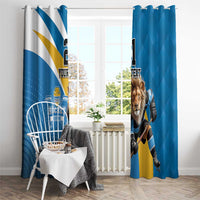 Finland Leijonat Hockey Custom Window Curtain Suomen Jaakiekkoliitto 4 Nations