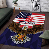 United States Basketball Custom Area Rug Team USA One For All