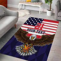 United States Basketball Custom Area Rug Team USA One For All