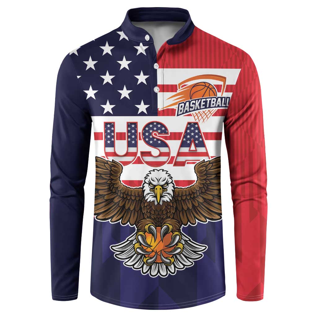 United States Basketball Custom Button Sweatshirt Team USA One For All