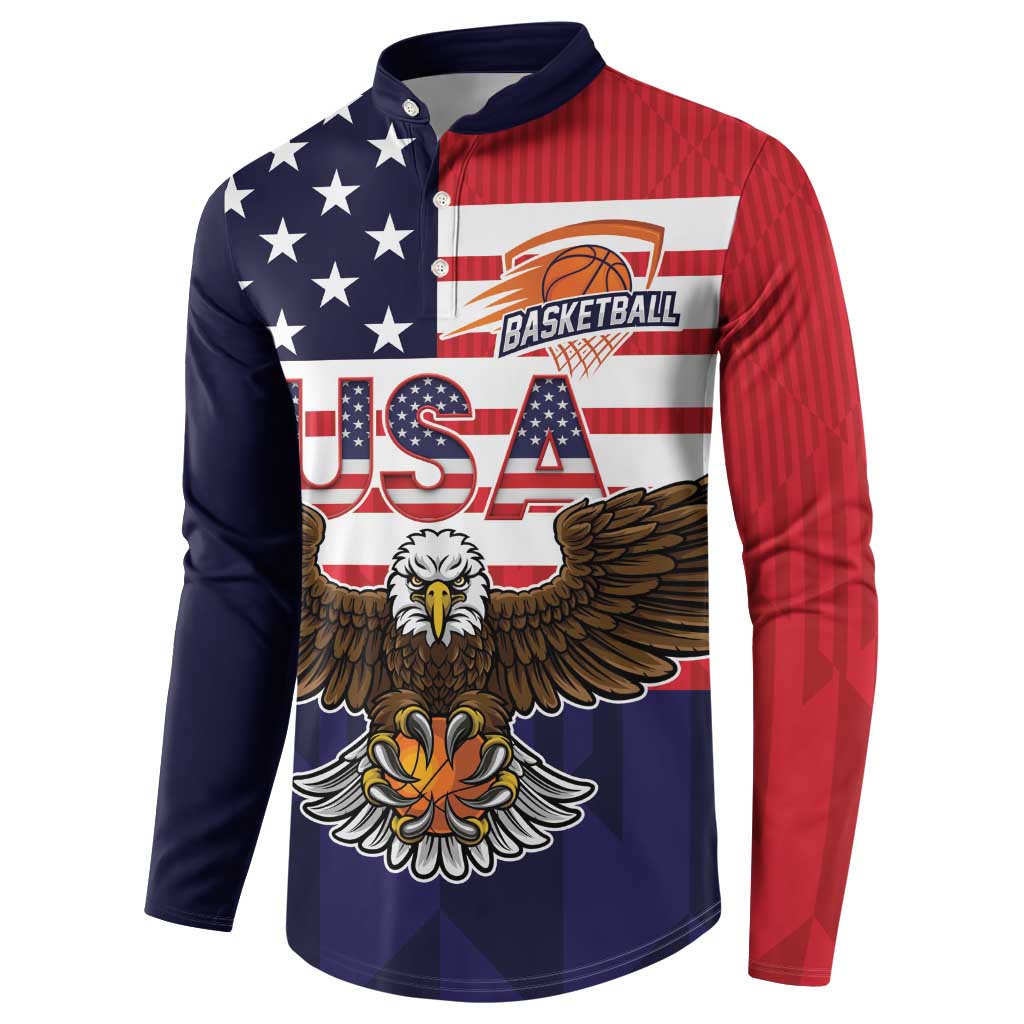 United States Basketball Custom Button Sweatshirt Team USA One For All