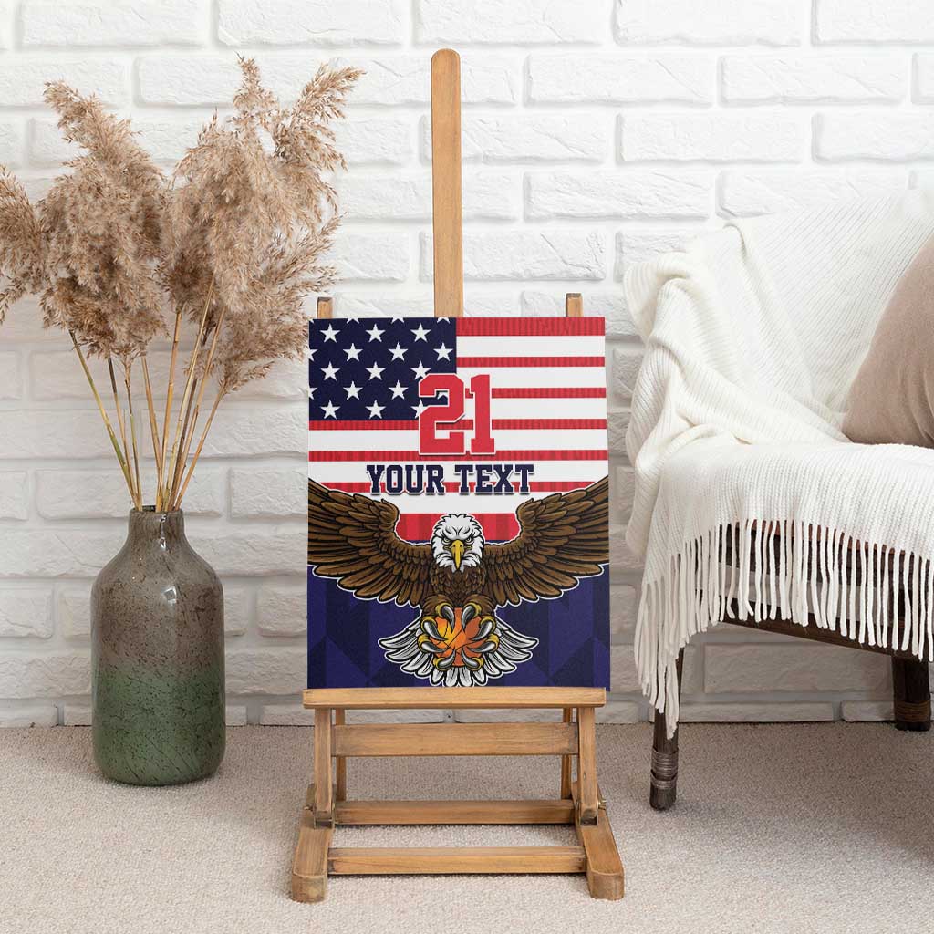 United States Basketball Custom Canvas Wall Art Team USA One For All