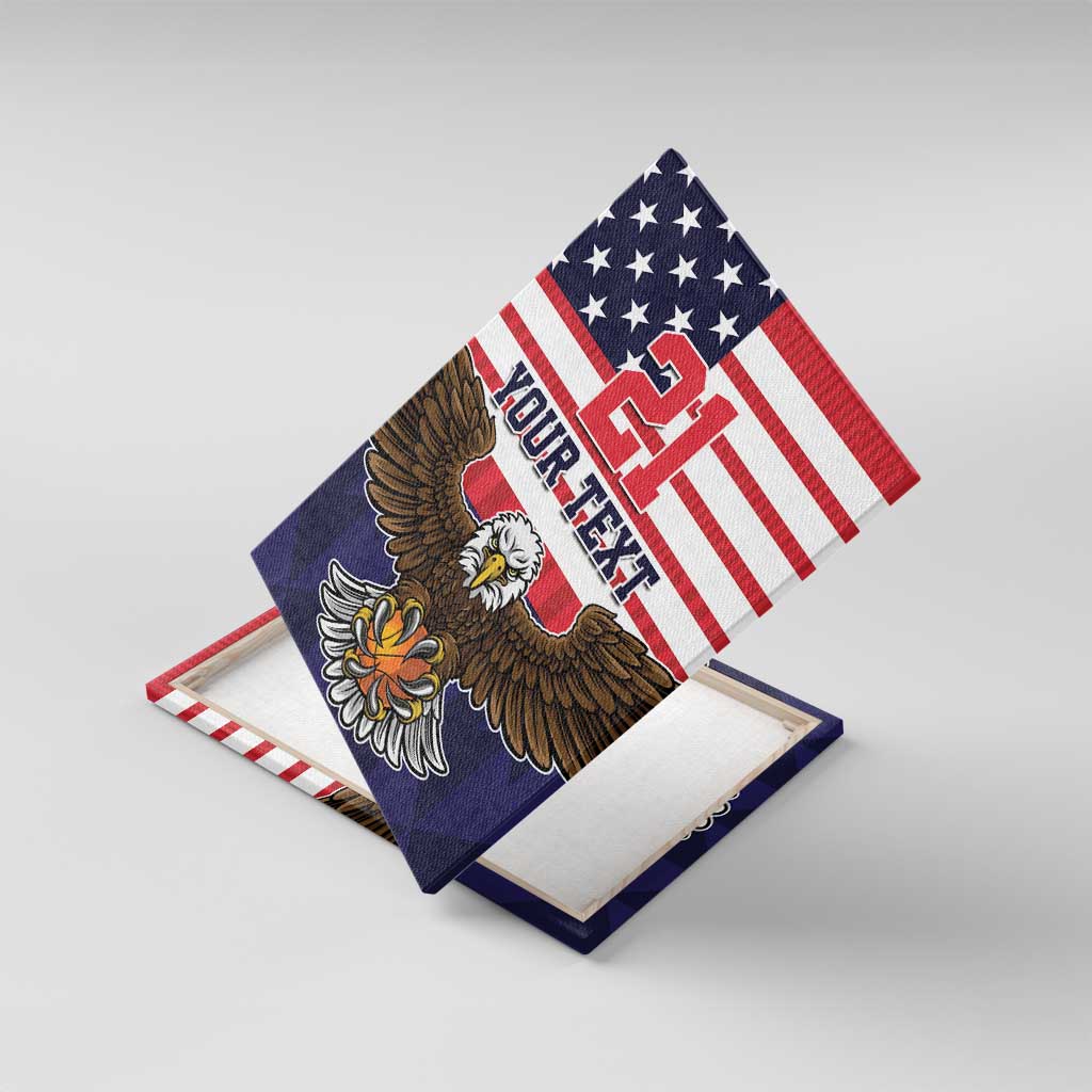 United States Basketball Custom Canvas Wall Art Team USA One For All