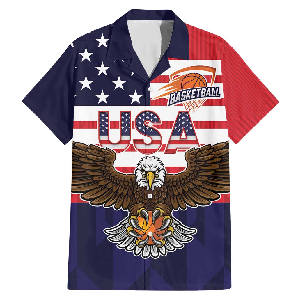 United States Basketball Custom Family Matching Mermaid Dress and Hawaiian Shirt Team USA One For All