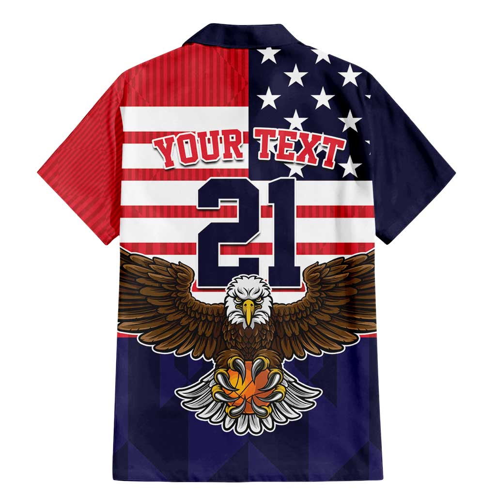 United States Basketball Custom Family Matching Mermaid Dress and Hawaiian Shirt Team USA One For All