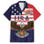 United States Basketball Custom Family Matching Summer Maxi Dress and Hawaiian Shirt Team USA One For All
