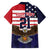United States Basketball Custom Family Matching Summer Maxi Dress and Hawaiian Shirt Team USA One For All