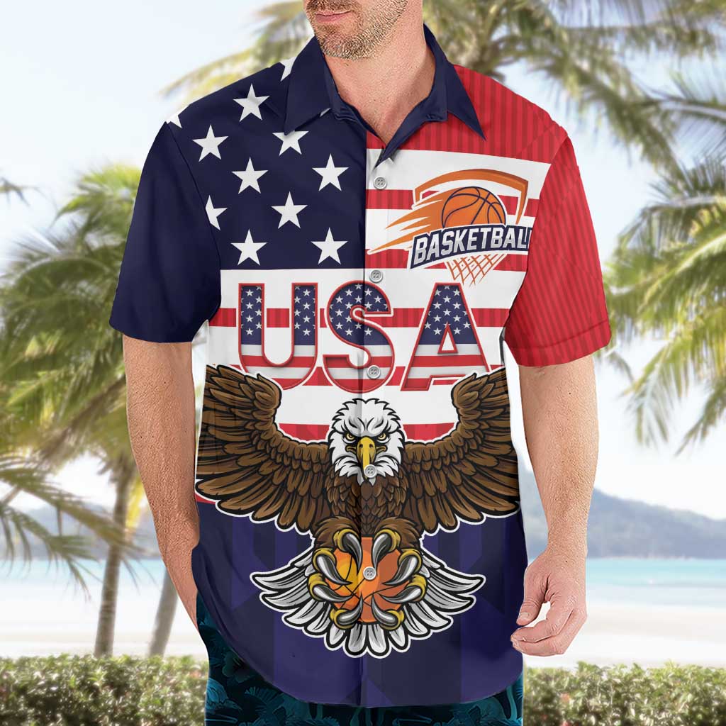 United States Basketball Custom Hawaiian Shirt Team USA One For All