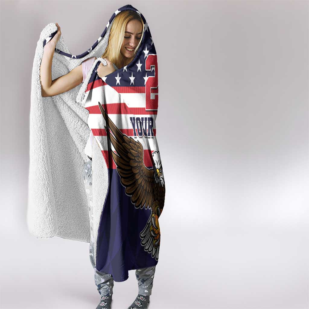United States Basketball Custom Hooded Blanket Team USA One For All