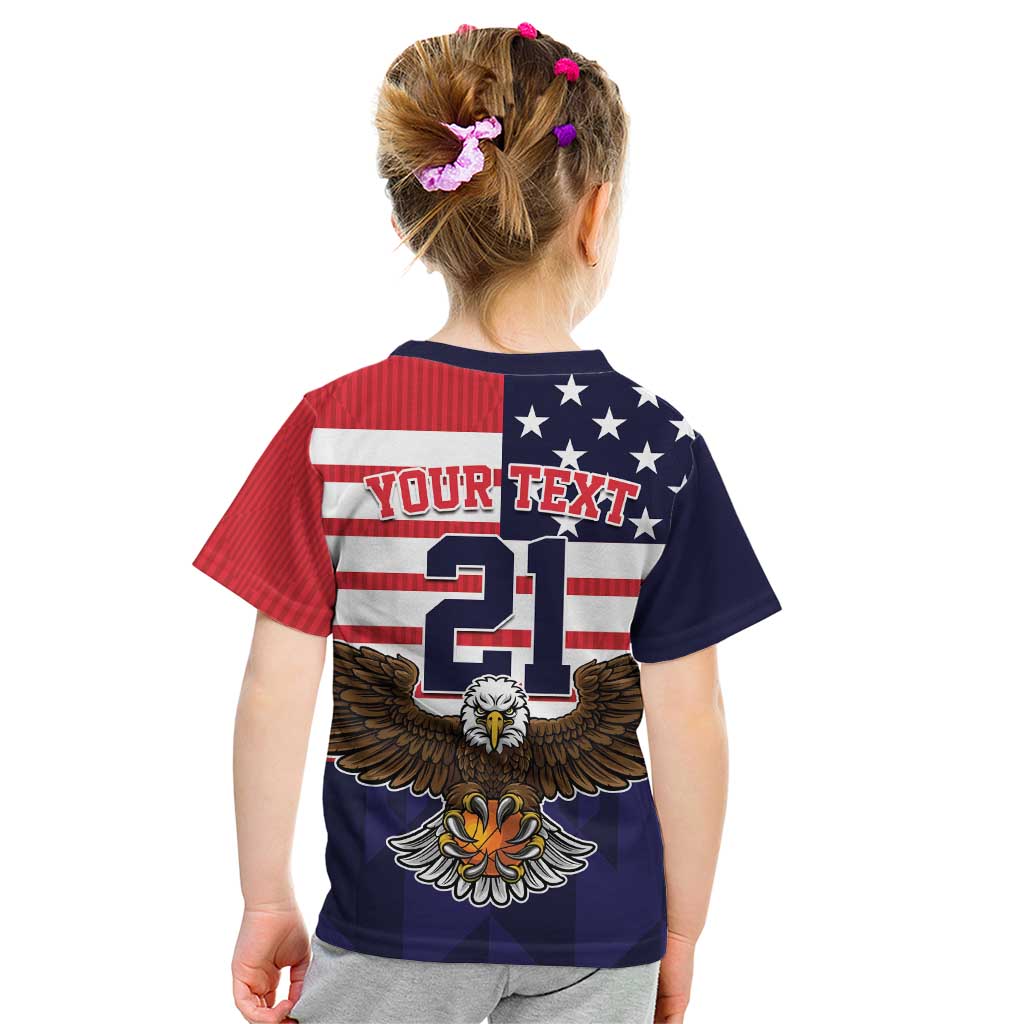 United States Basketball Custom Kid T Shirt Team USA One For All