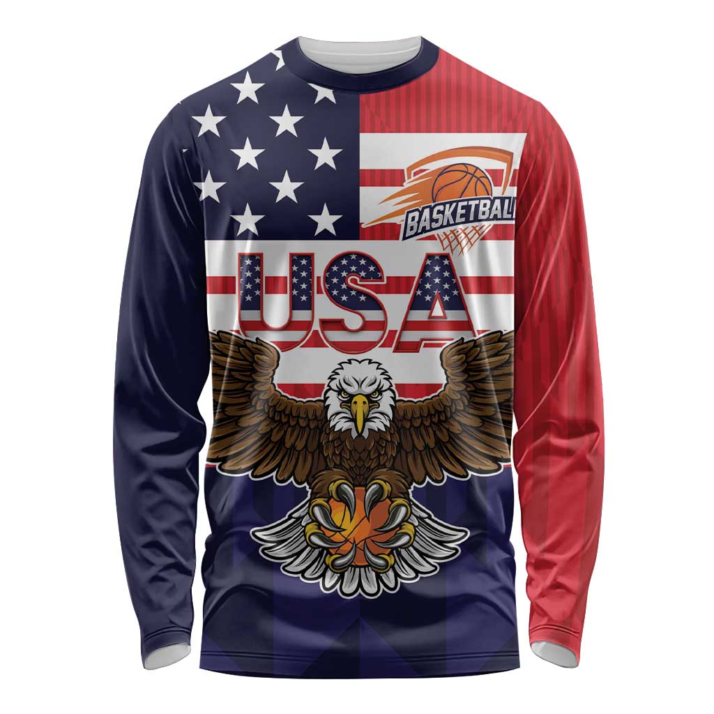 United States Basketball Custom Long Sleeve Shirt Team USA One For All