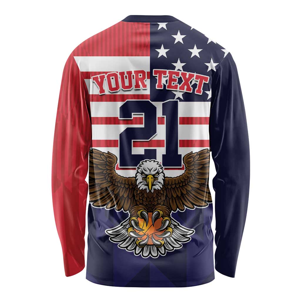 United States Basketball Custom Long Sleeve Shirt Team USA One For All