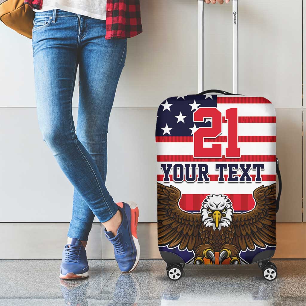 United States Basketball Custom Luggage Cover Team USA One For All