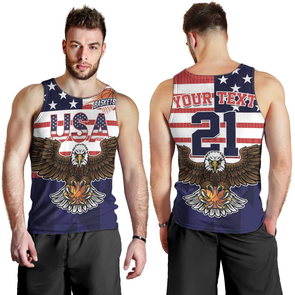 United States Basketball Custom Men Tank Top Team USA One For All