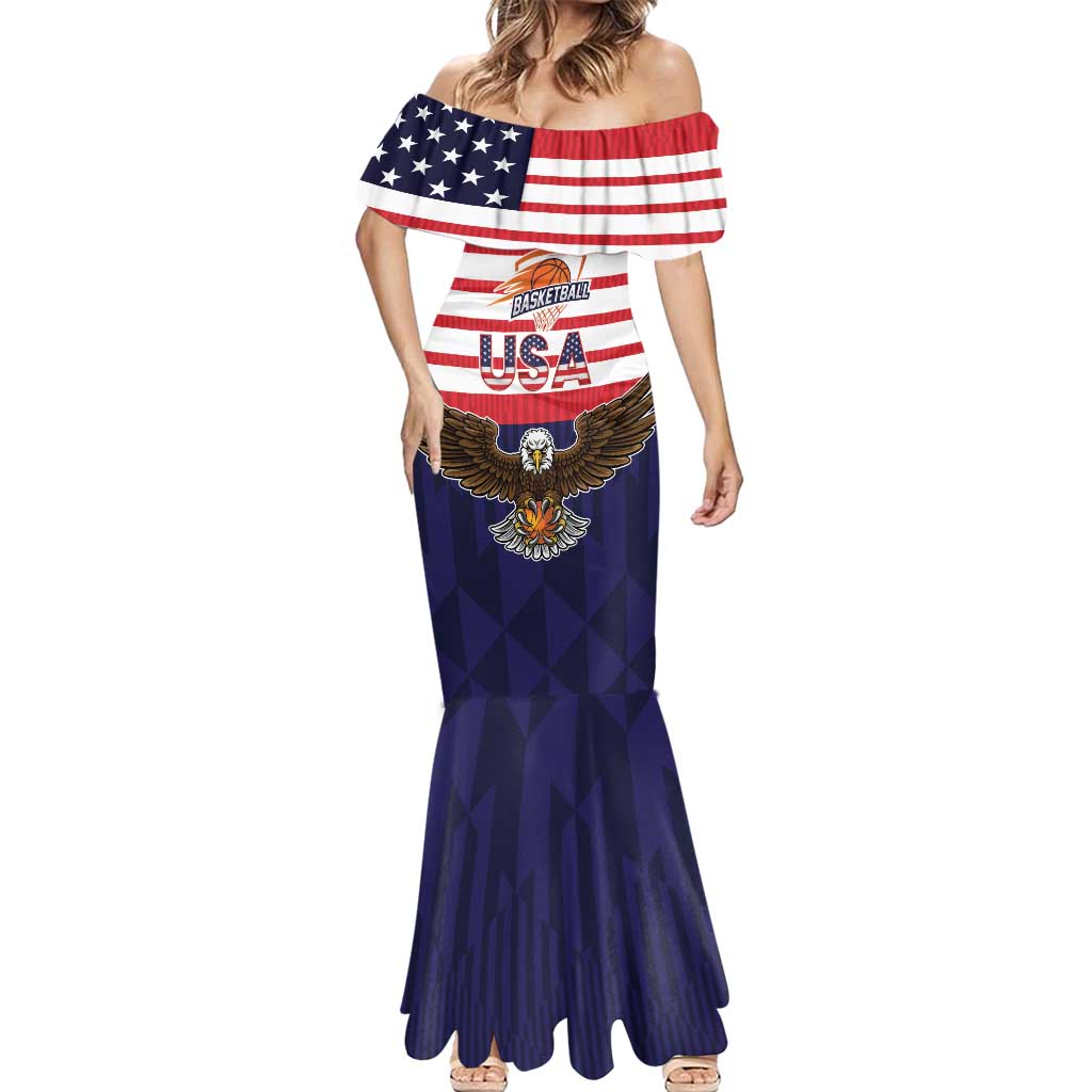 United States Basketball Custom Mermaid Dress Team USA One For All