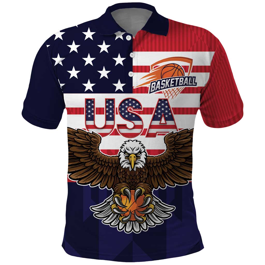 United States Basketball Custom Polo Shirt Team USA One For All