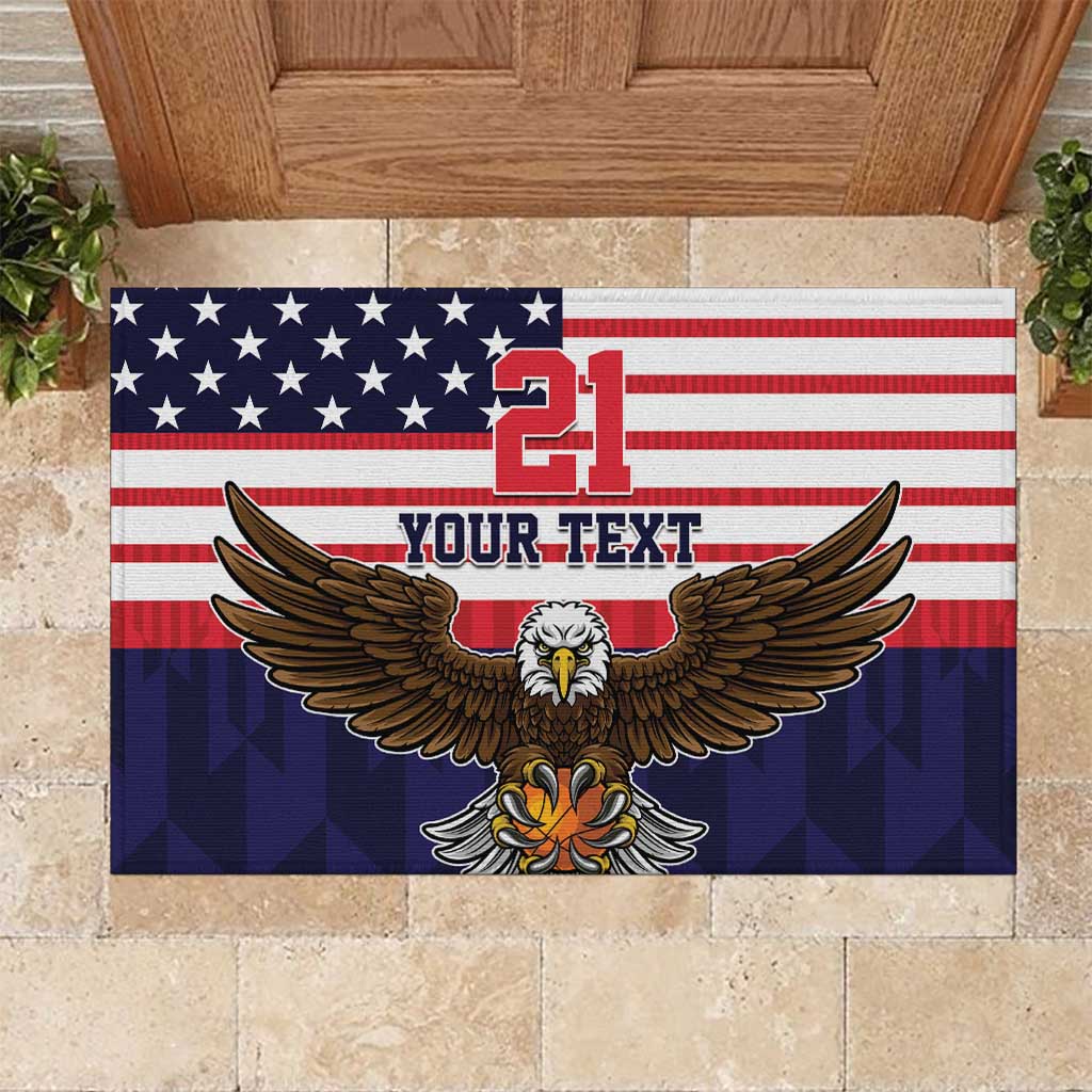 United States Basketball Custom Rubber Doormat Team USA One For All