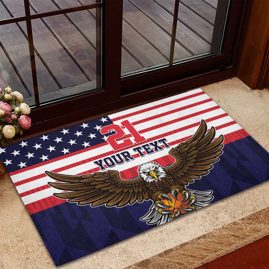 United States Basketball Custom Rubber Doormat Team USA One For All