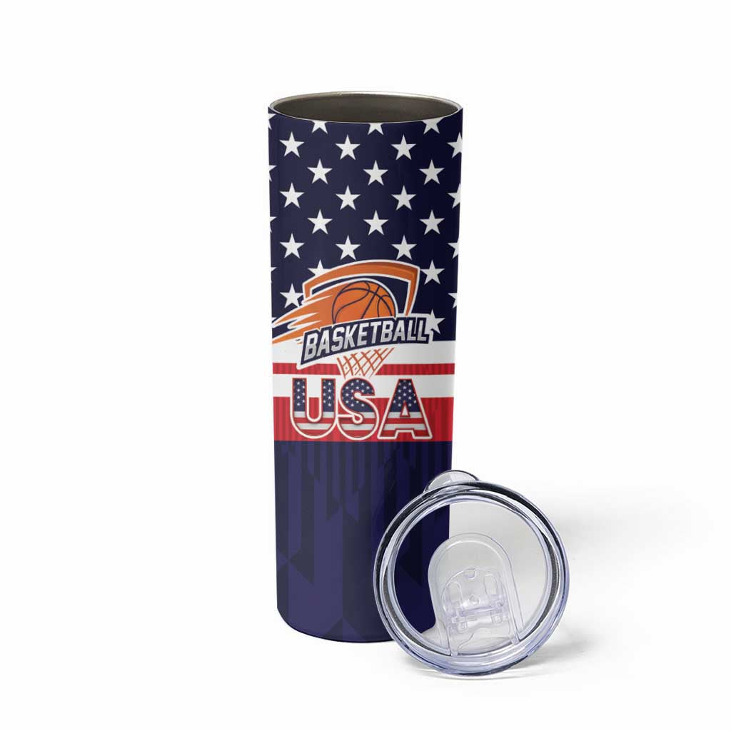 United States Basketball Custom Skinny Tumbler Team USA One For All