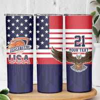 United States Basketball Custom Skinny Tumbler Team USA One For All