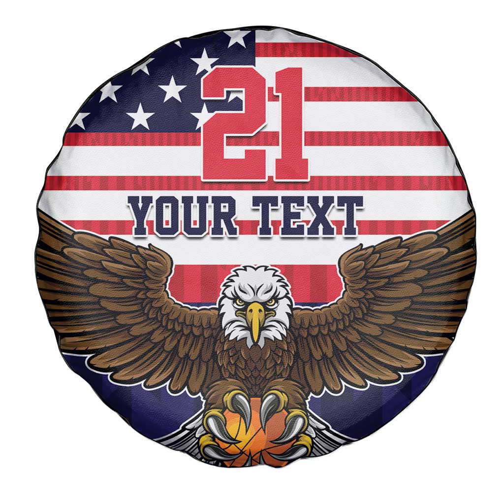 United States Basketball Custom Spare Tire Cover Team USA One For All