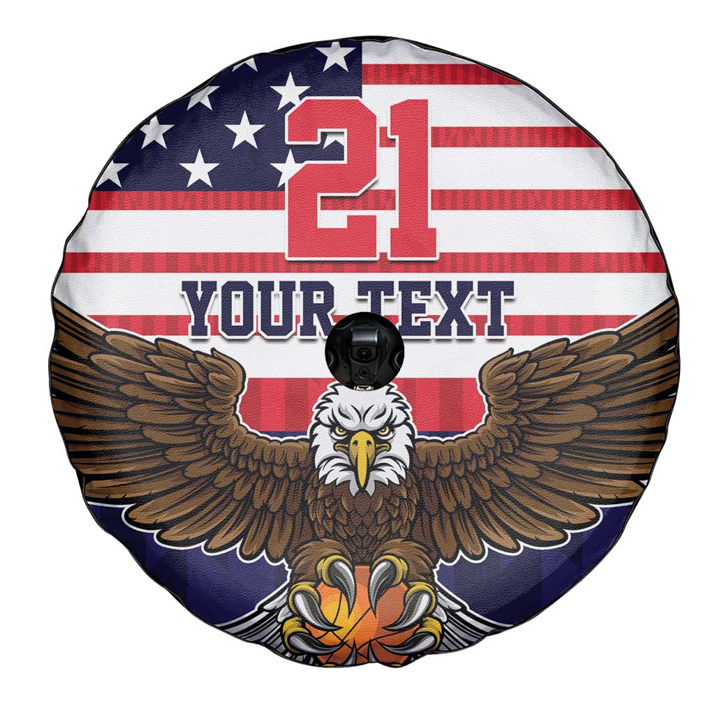 United States Basketball Custom Spare Tire Cover Team USA One For All
