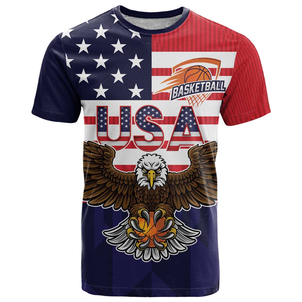 United States Basketball Custom T Shirt Team USA One For All