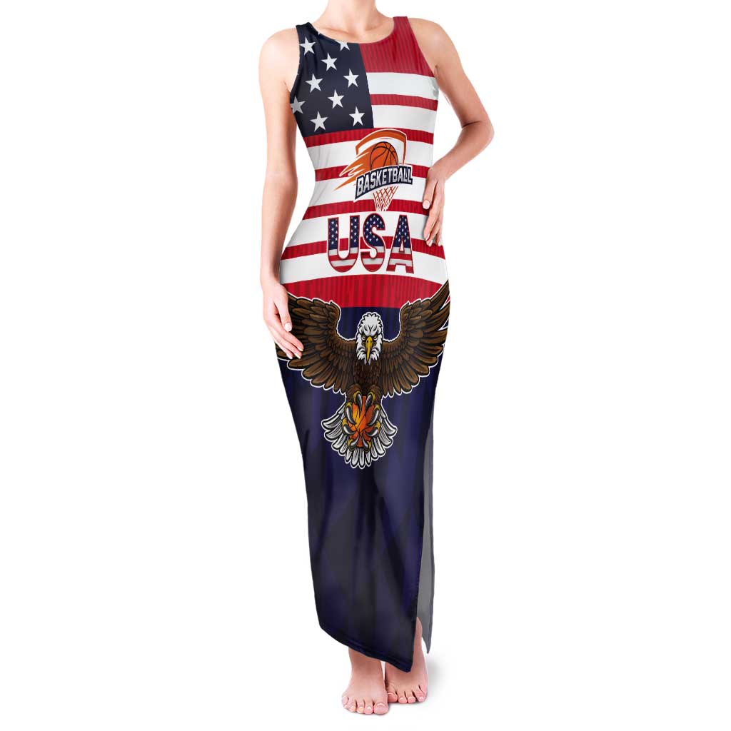 United States Basketball Custom Tank Maxi Dress Team USA One For All