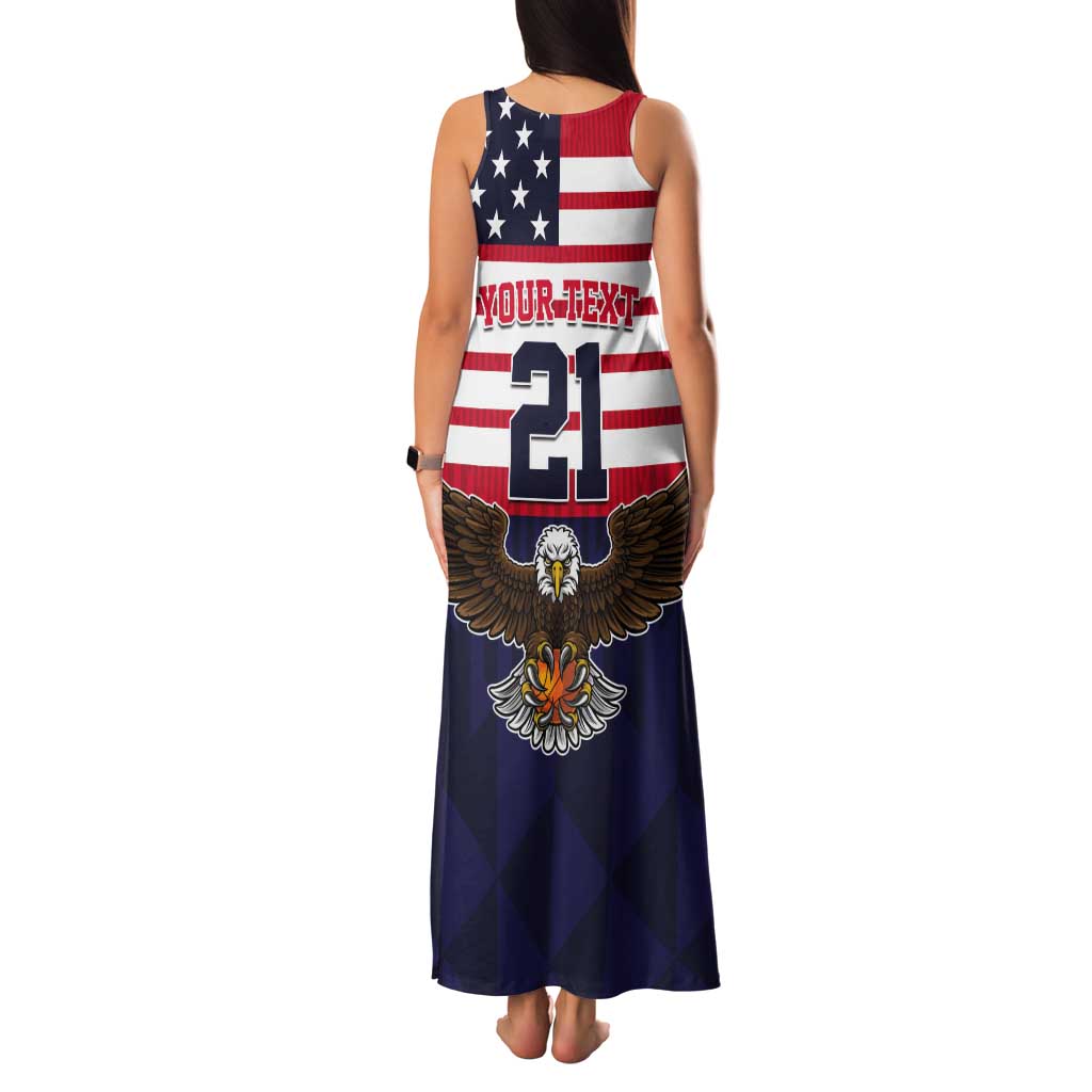 United States Basketball Custom Tank Maxi Dress Team USA One For All