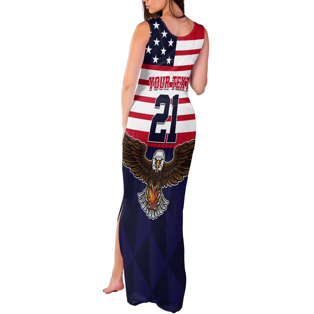 United States Basketball Custom Tank Maxi Dress Team USA One For All