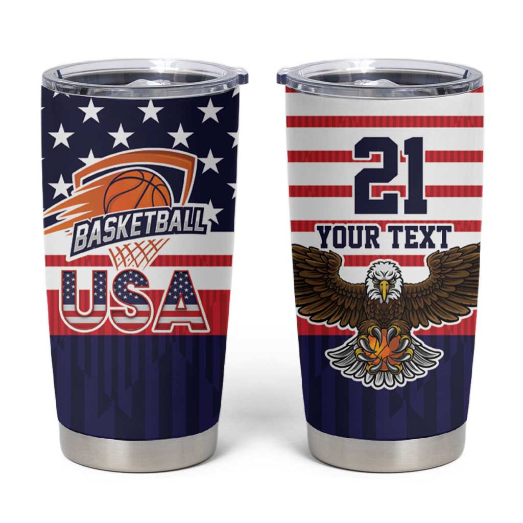 United States Basketball Custom Tumbler Cup Team USA One For All