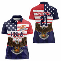 United States Basketball Custom Women Polo Shirt Team USA One For All