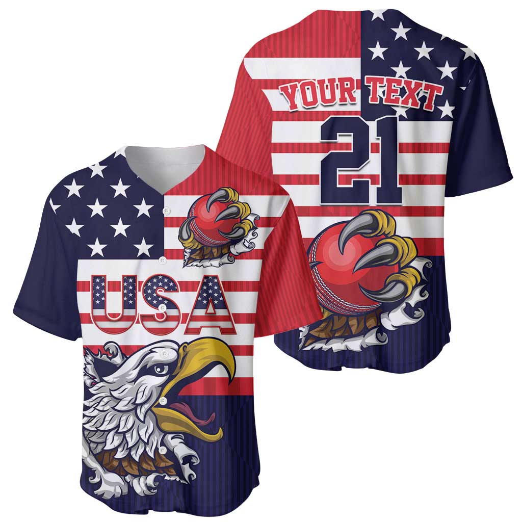 United States Cricket Custom Baseball Jersey Team USA One For All