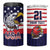 United States Cricket Custom 4 in 1 Can Cooler Tumbler Team USA One For All