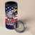 United States Cricket Custom 4 in 1 Can Cooler Tumbler Team USA One For All