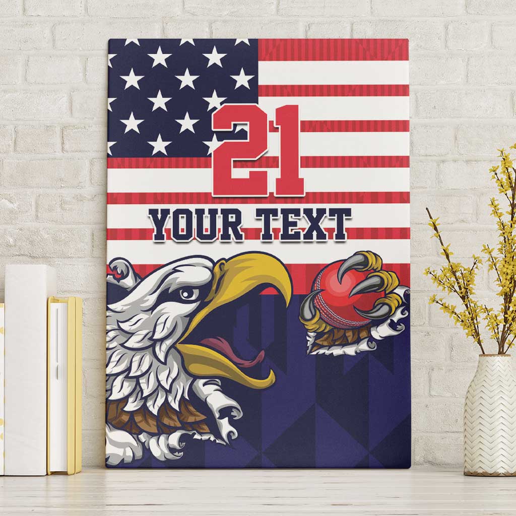United States Cricket Custom Canvas Wall Art Team USA One For All