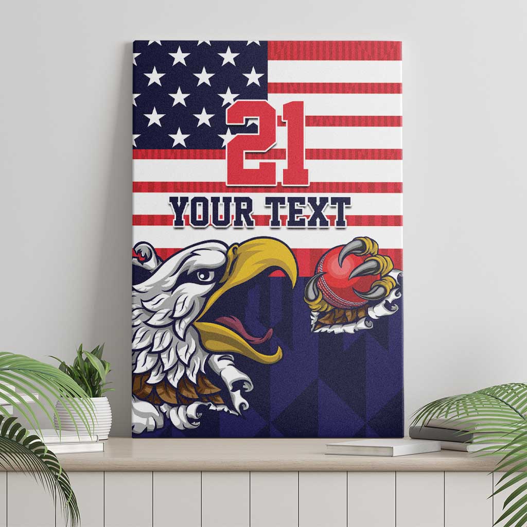 United States Cricket Custom Canvas Wall Art Team USA One For All