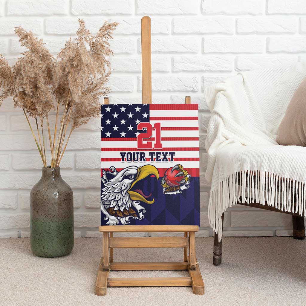 United States Cricket Custom Canvas Wall Art Team USA One For All